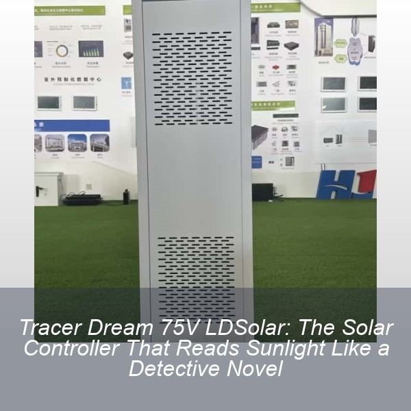 Tracer Dream 75V LDSolar: The Solar Controller That Reads Sunlight Like a Detective Novel
